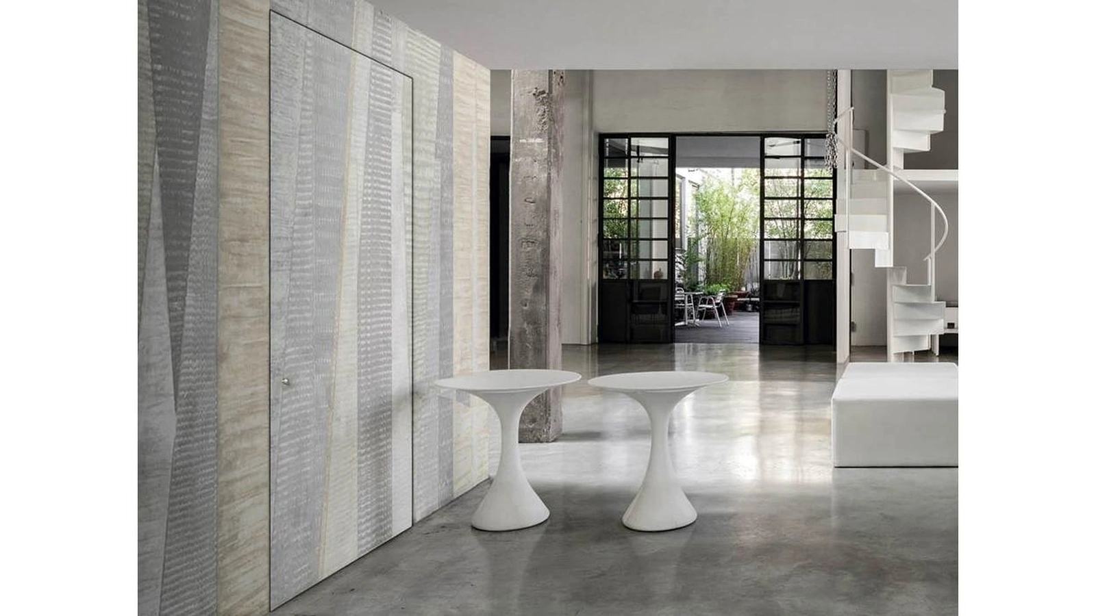 Porta per interni battente Gea Filo muro di Doal