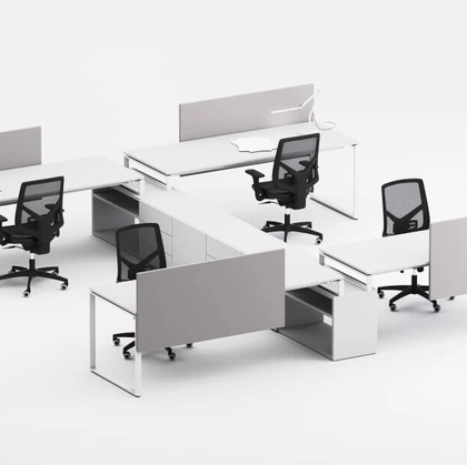 Scrivania operativa SM2572 di Zalf